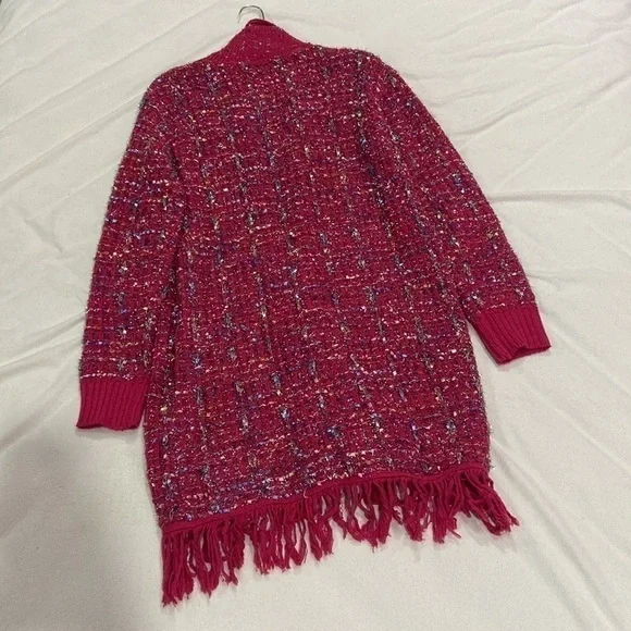 Pink Cardigan Sparkle Small/Medium - Picture 5 of 5